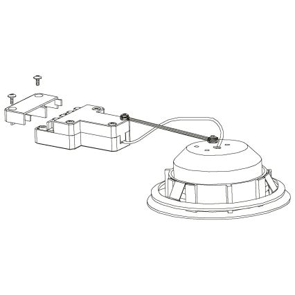 Eglo - LED Oprawa wpuszczana 1xLED/4,9W/230V