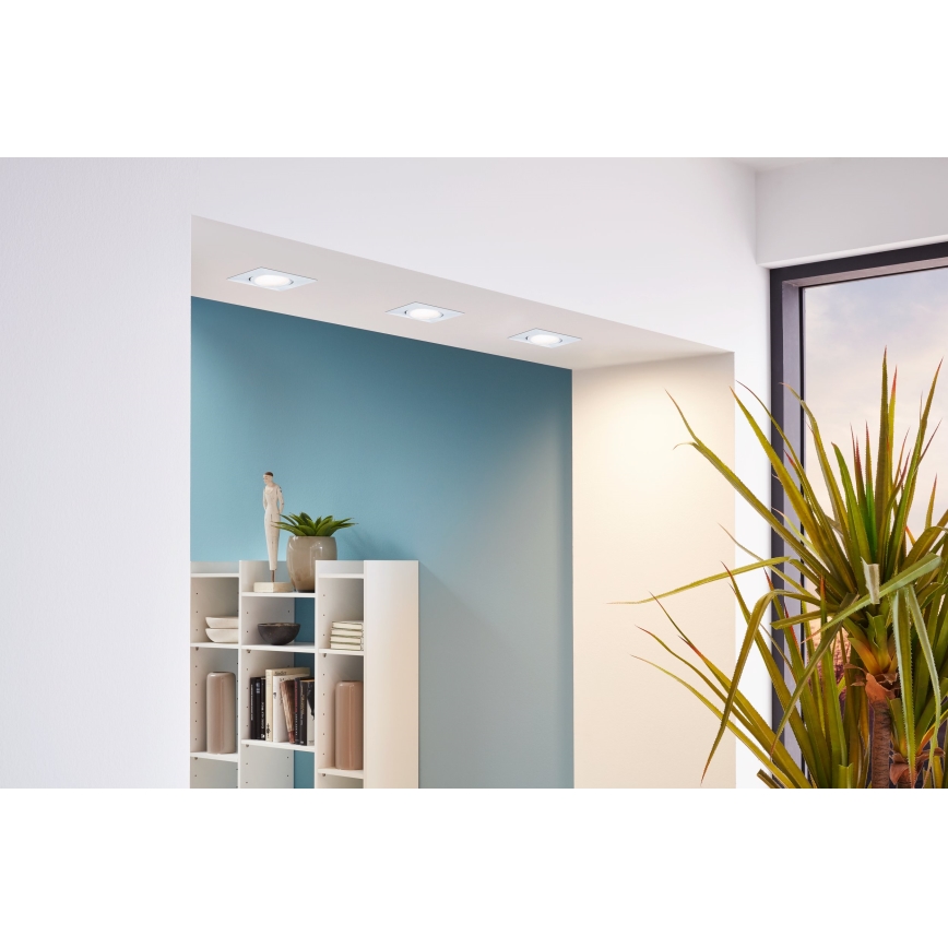 Eglo - ZESTAW 3x wpuszczanych opraw sufitowych PINEDA LED/4,9W/230V