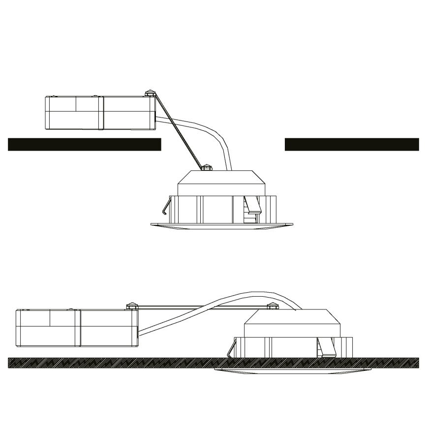 Eglo - ZESTAW 3x wpuszczanych opraw sufitowych PINEDA LED/4,9W/230V