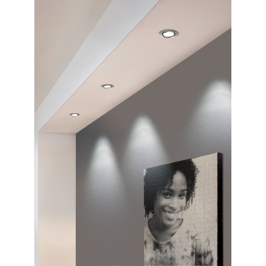 Eglo - Zestaw 3x LED Oprawa wpuszczana PINEDA 1xLED/4,9W/230V