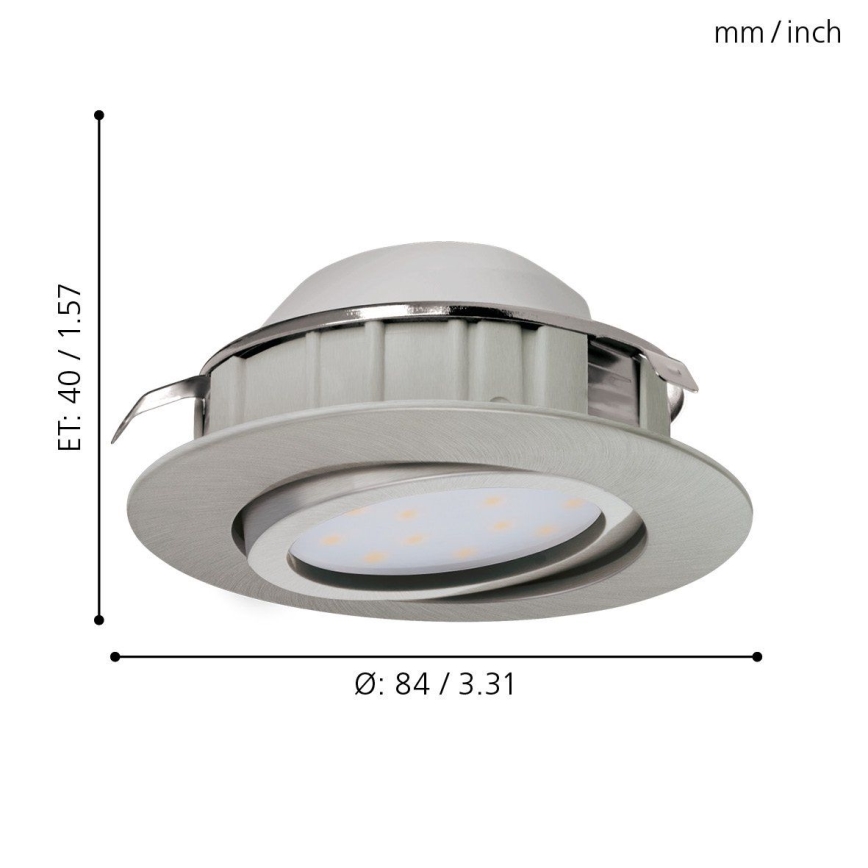Eglo - LED Oprawa wpuszczana 1xLED/6W/230V