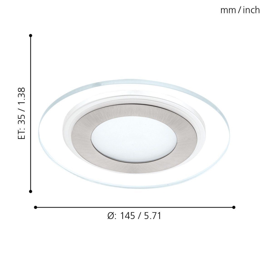 Eglo - LED Oprawa wpuszczana LED/11W/230V