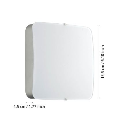 Eglo 95967 - Lampa sufitowa LED CUPELLA LED/11W/230V matowy chrom
