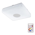 Eglo 95974 - Ściemnialna oprawa sufitowa VOLTAGO 2 LED/14W/230V + zdalne sterowanie