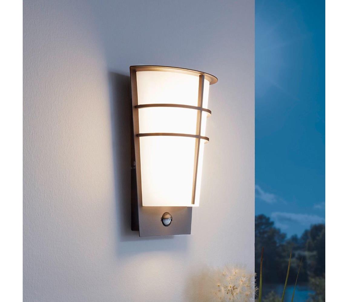 Eglo 96017 - LED Kinkiet zewnętrzny z czujnikiem BREGANZO 1 2xLED/2,5W