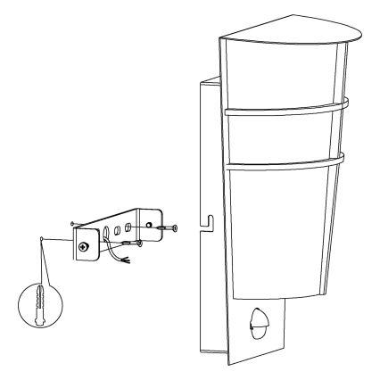 Eglo 96017 - Kinkiet zewnętrzny LED z czujnikiem BREGANZO 1, 2xLED/2,5W, IP44