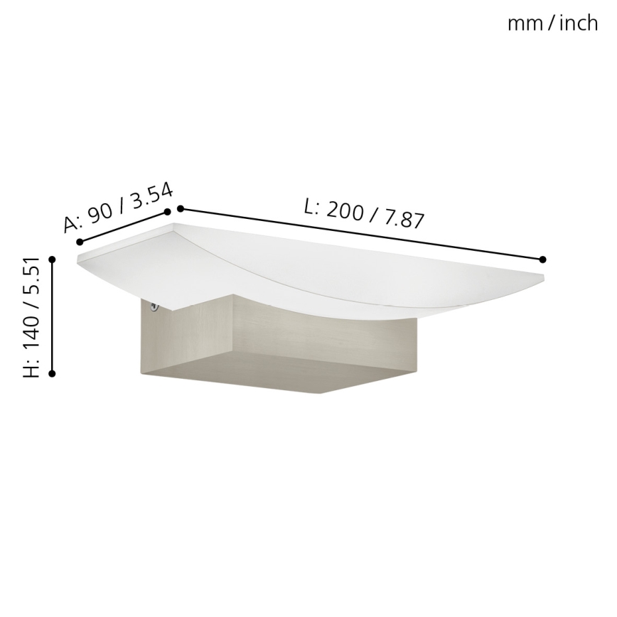 Eglo - LED kinkiet 1xLED/5,6W/230V