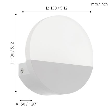 Eglo - Kinkiet LED/4,5W/230V