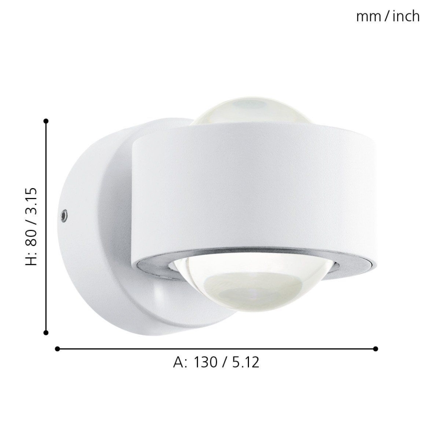 Eglo - LED Kinkiet 2xLED/2,5W/230V