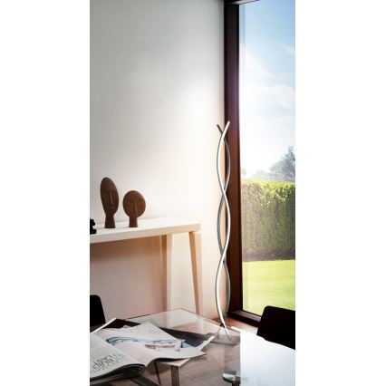 Eglo - Lampa stojąca LED/36W/230V, błyszczący chrom
