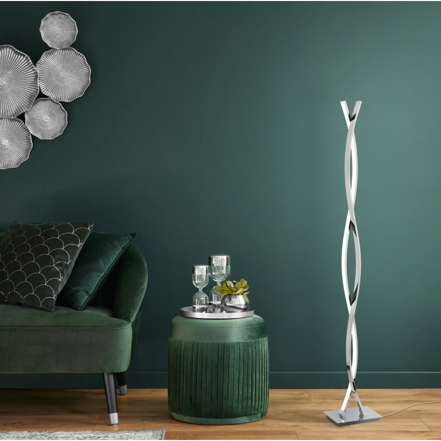 Eglo - Lampa stojąca LED/36W/230V, błyszczący chrom
