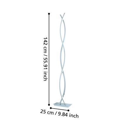 Eglo - LED Lampa podłogowa 4xLED/9W/230V