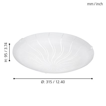 Eglo - LED lampa sufitowa LED/11W/230V