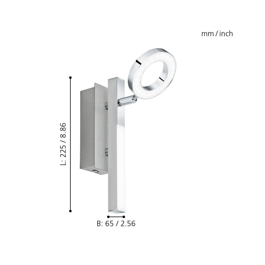 Eglo - Reflektor punktowy LED/3,2W + LED/2,2/230V