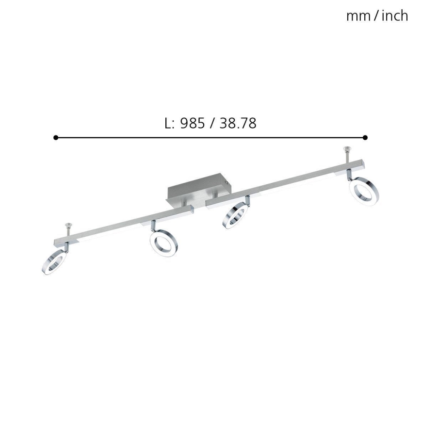 Eglo - Oświetlenie punktowe 4xLED/3,2W + 2xLED/3,3/230V