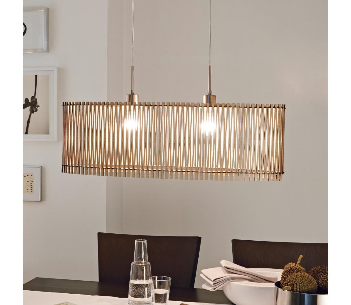 Eglo 96194 - Żyrandol SENDERO 2xE27/60W/230V