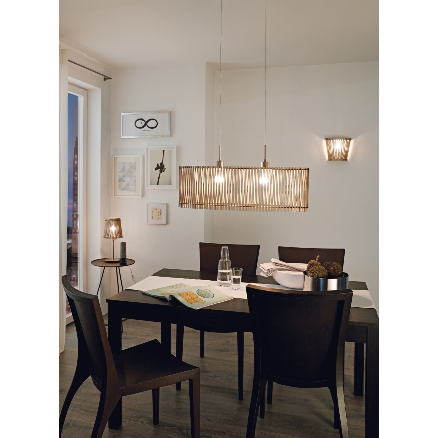 Eglo 96196 - Lampa stołowa SENDERO 1xE27/60W/230V