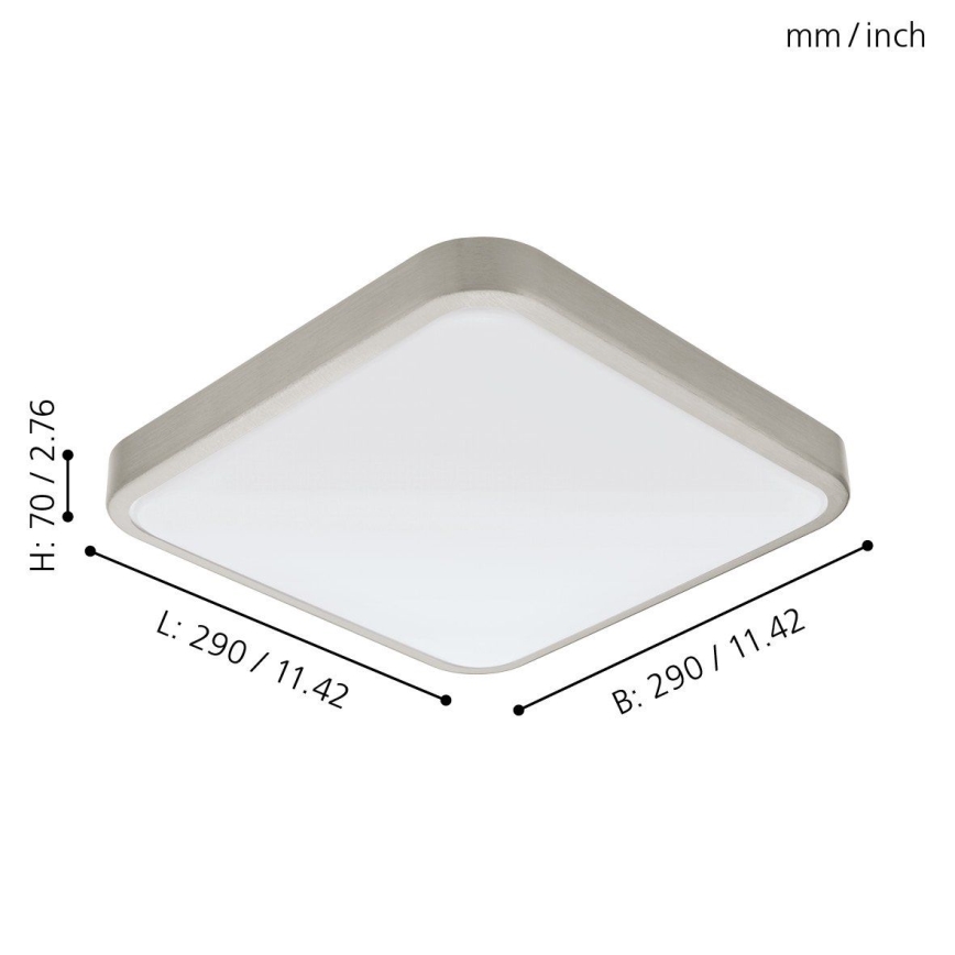 Eglo 96231 - LED plafon łazienkowy MANILVA LED/16W/230V IP44