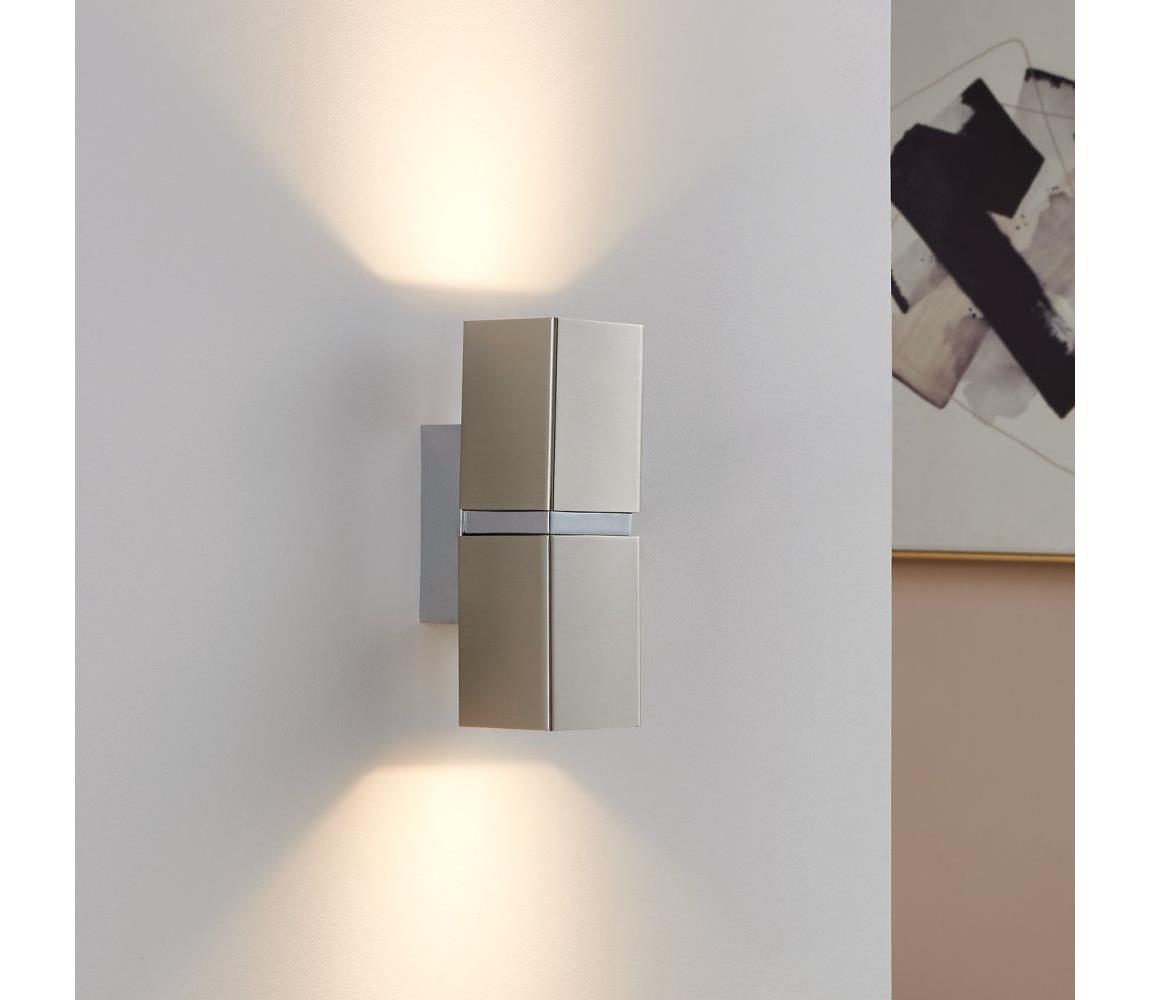 Eglo 96264 - Kinkiet LED PASSA 2xGU10/2,8W/230V kwadratowy