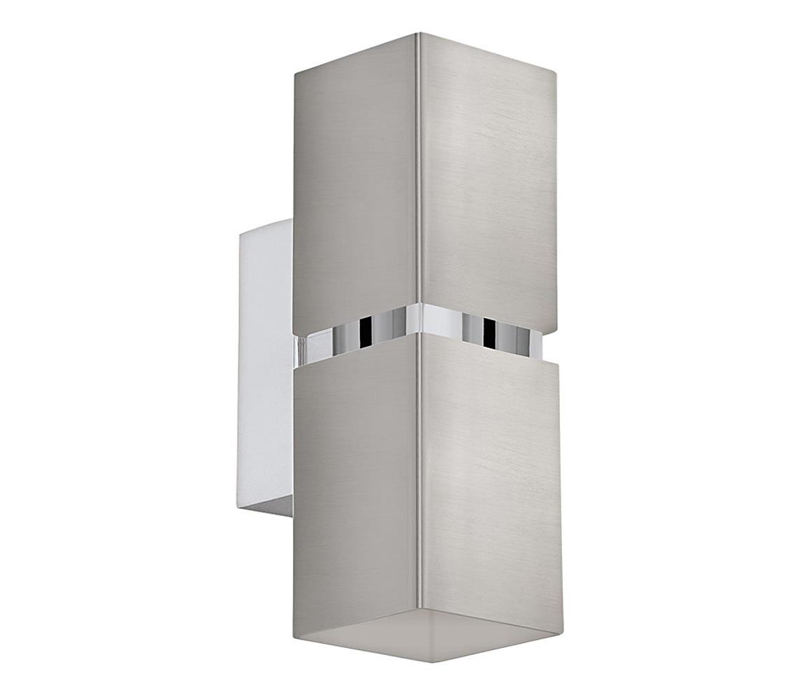 Eglo 96264 - LED Kinkiet PASSA 2xGU10/4.3W/230V kanciasty