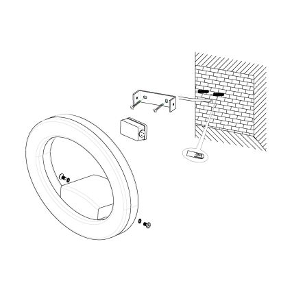 Eglo - LED Kinkiet zewnętrzny LED/10W/230V