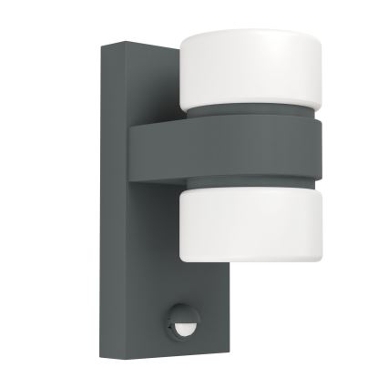 Eglo 96276 - LED Kinkiet zewnętrzny z czujnikiem ATOLLARI 2xLED/6W