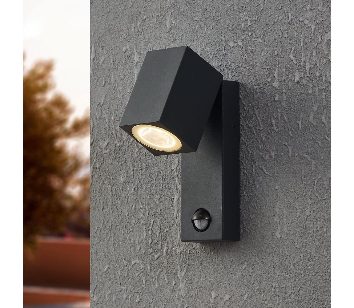 Eglo 96287 - LED Kinkiet zewnętrzny z czujnikiem SAKEDA LED/5W/230V