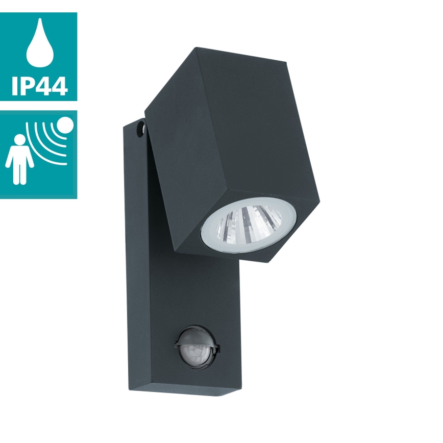 Eglo - LED Kinkiet zewnętrzny z czujnikiem LED/5W/230V