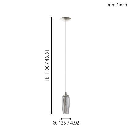 Eglo - LED Żyrandol na drutu 1xG9/2,5W/230V