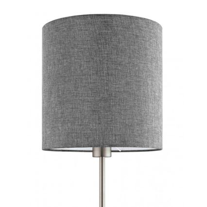 Eglo 96377 - Lampa podłogowa PASTERI 1xE27/60W/230V szary