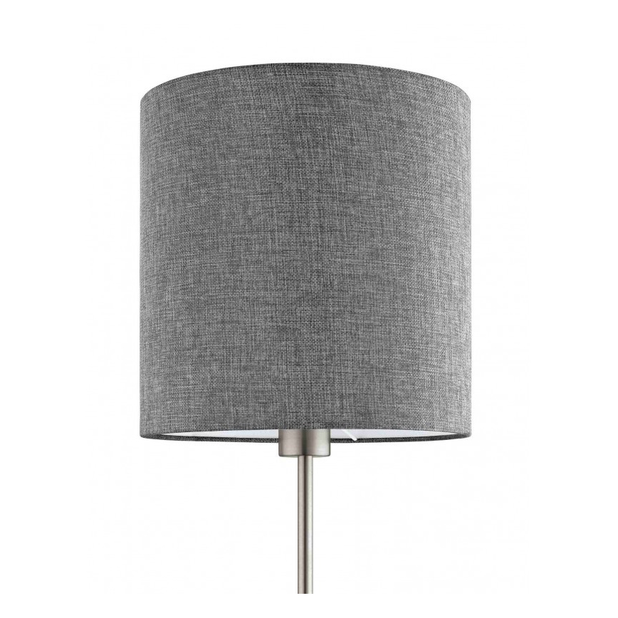Eglo 96377 - Lampa podłogowa PASTERI 1xE27/60W/230V szary