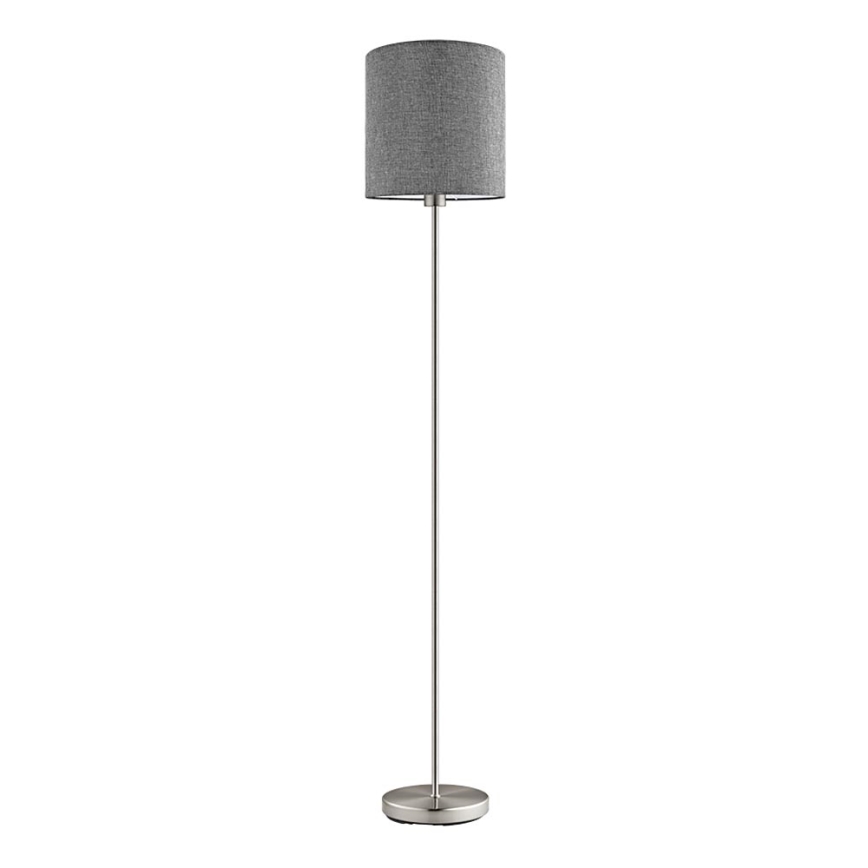 Eglo 96377 - Lampa podłogowa PASTERI 1xE27/60W/230V szary