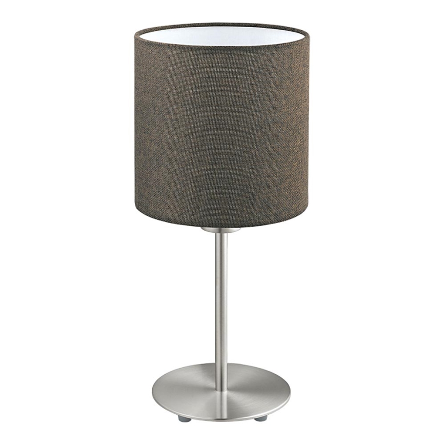 Eglo 96388 - Lampa stołowa PASTERI 1xE27/60W/230V brązowy