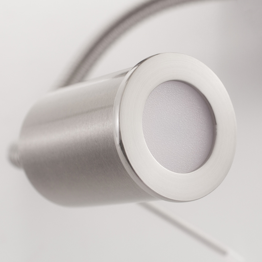 Eglo - LED Elastyczna lampa 1xE27/40W+LED/3,8W taupe