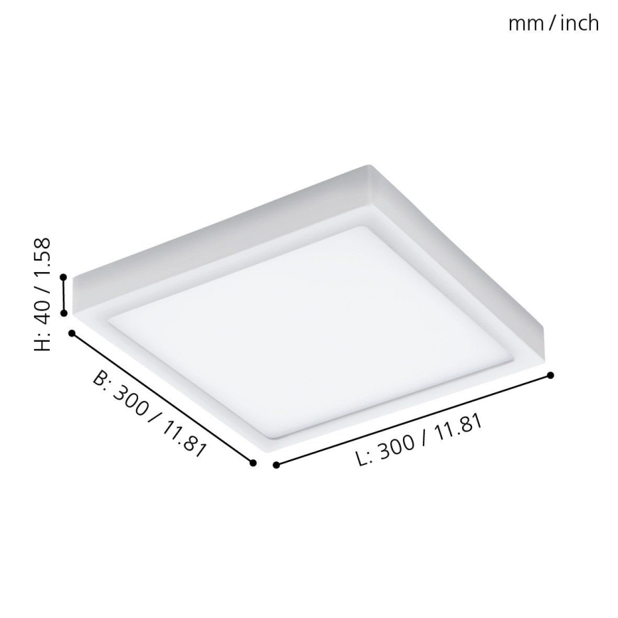 Eglo 96494 - Plafon zewnętrzny ARGOLIS LED/22W IP44
