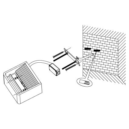 Eglo 96497 - Zewnętrzny kinkiet LED DONINNI LED/6W/230V IP44