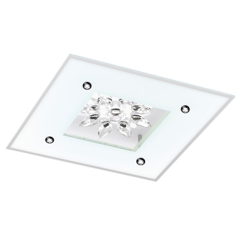 Eglo 96536 - LED Ściemnialny kryształowy plafon BENALUA 1 1xLED/18W/230V