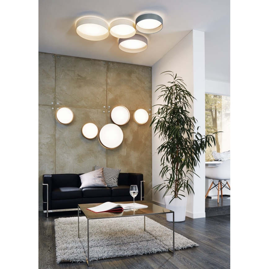 Eglo - LED Plafon ściemnialny 1xLED/18W/230V beżowy