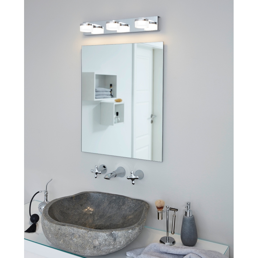 Eglo - LED Ściemnialny kinkiet łazienkowy 3xLED/7,2W/ IP44