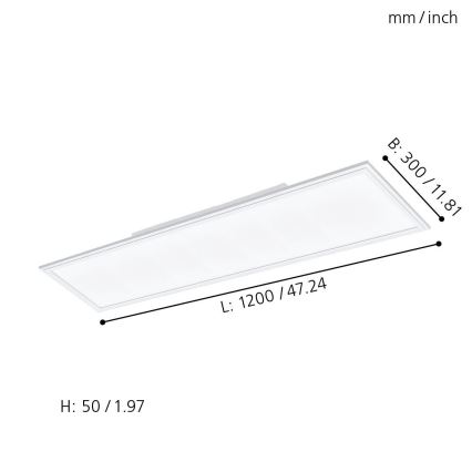 Eglo - LED RGBW Oświetlenie ściemnialne SALOBRENA-C LED/31W + pilot zdalnego sterowania