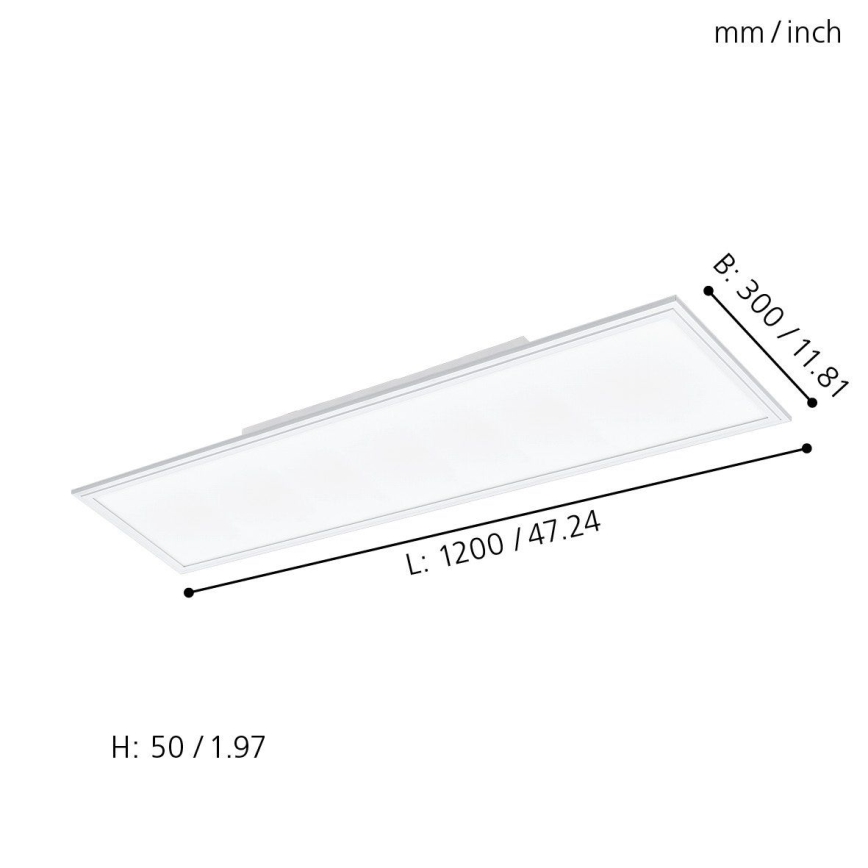 Eglo - LED RGBW Oświetlenie ściemnialne SALOBRENA-C LED/31W + pilot zdalnego sterowania