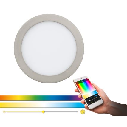 Eglo - LED RGB Ściemnialne oświetlenie sufitowe FUEVA-C LED/15,6W/230V