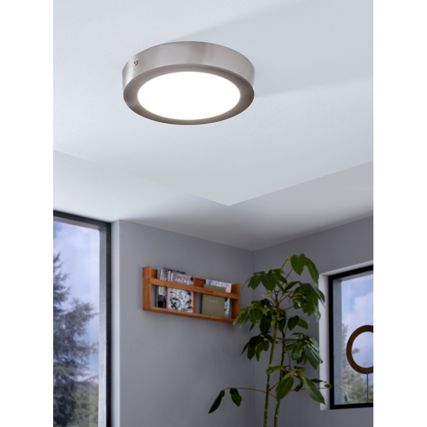 Eglo - LED RGBW ściemnialna oprawa sufitowa FUEVA-C LED/15,6W/230V Bluetooth śr. 22,5 cm