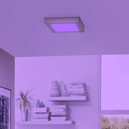 Eglo - LED RGBW ściemnialna lampa sufitowa FUEVA-C LED/15,6W/230V Bluetooth