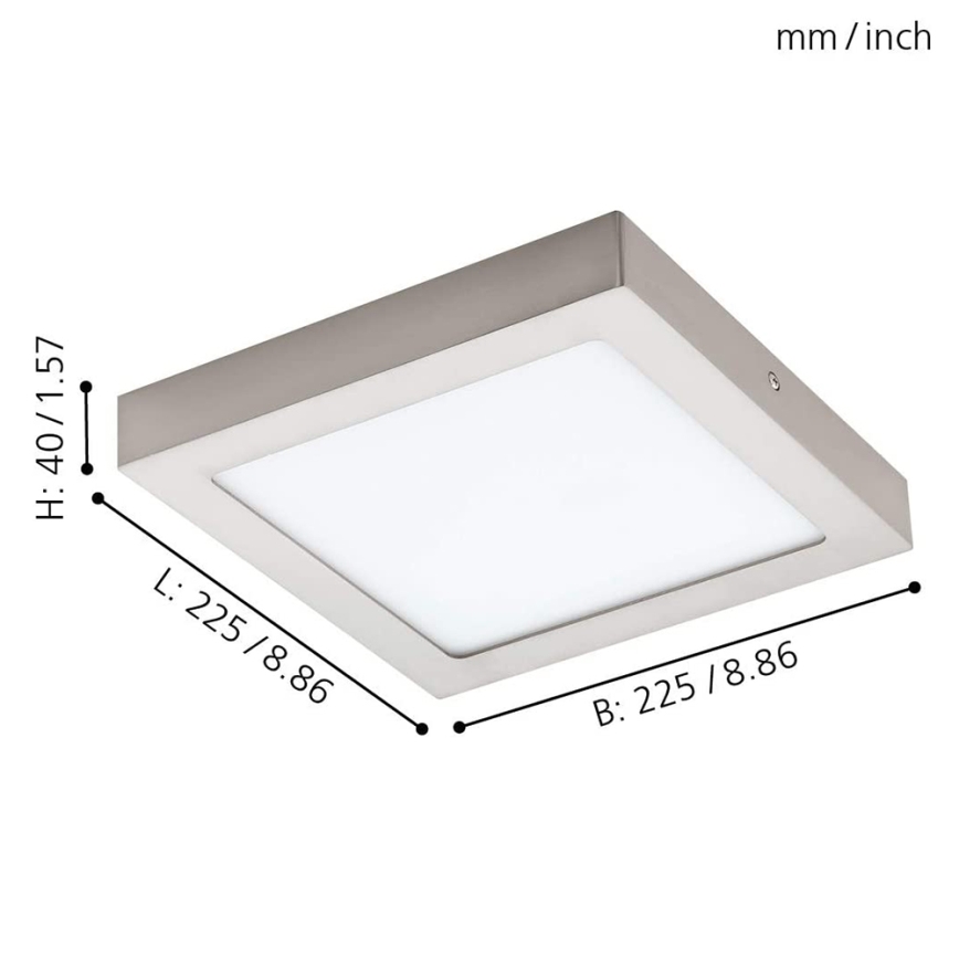Eglo - LED RGBW ściemnialna lampa sufitowa FUEVA-C LED/15,6W/230V Bluetooth