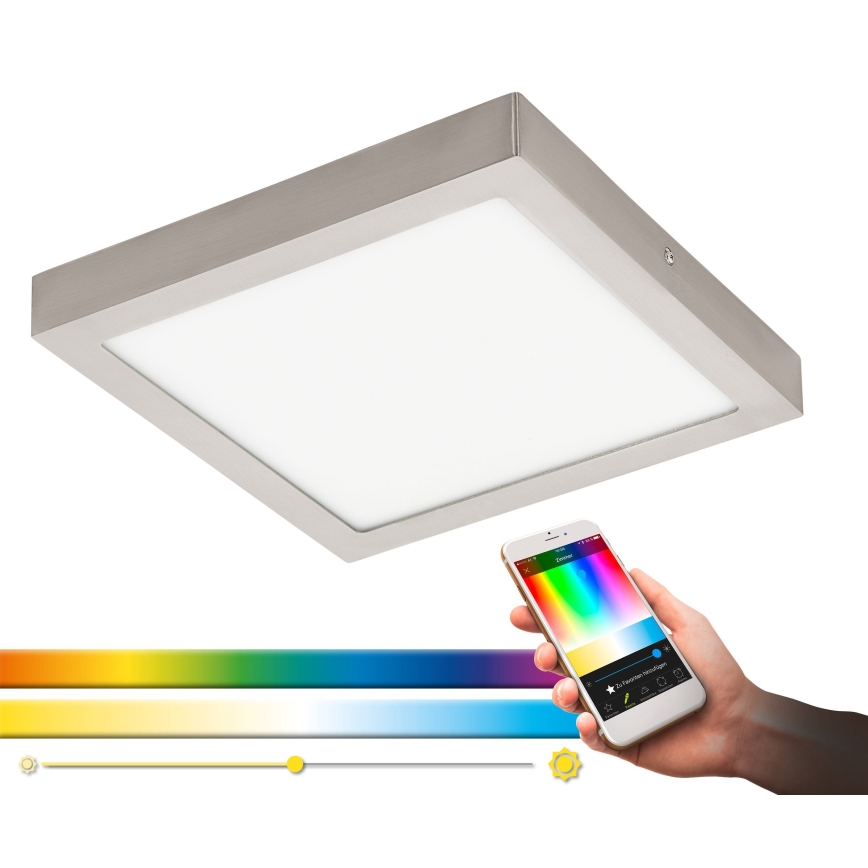 Eglo - LED RGBW Plafon ściemnialny FUEVA-C LED/21W/230V