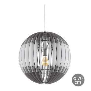 Eglo 96974 - Lampa wisząca OLMERO 1xE27/60W/230V 700mm