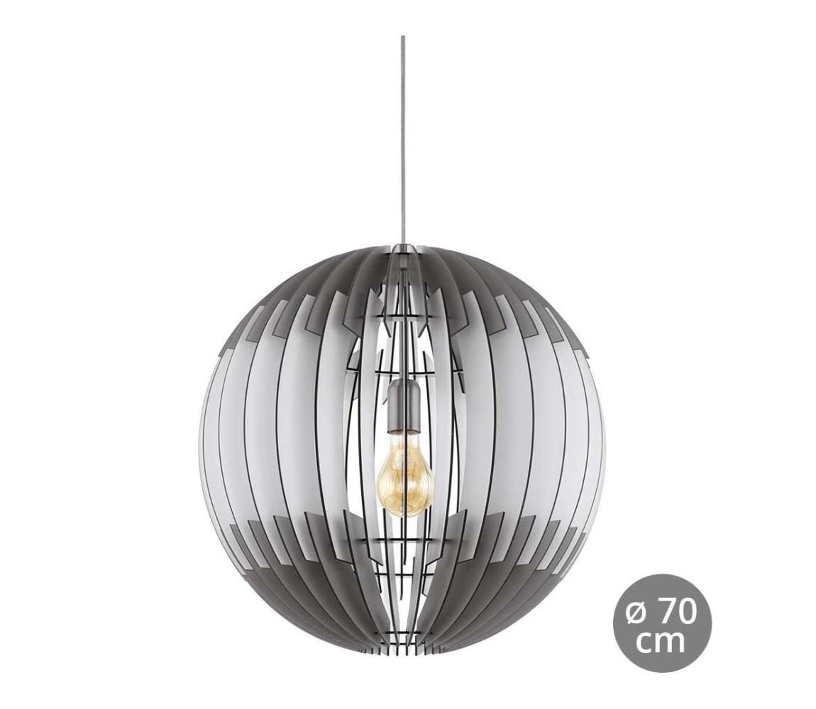 Eglo 96974 - Lampa wisząca OLMERO 1xE27/60W/230V 700mm