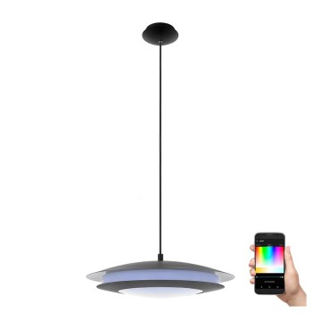 Eglo 96979 - Lampa wisząca LED RGB MONEVA-C LED/27W/230V