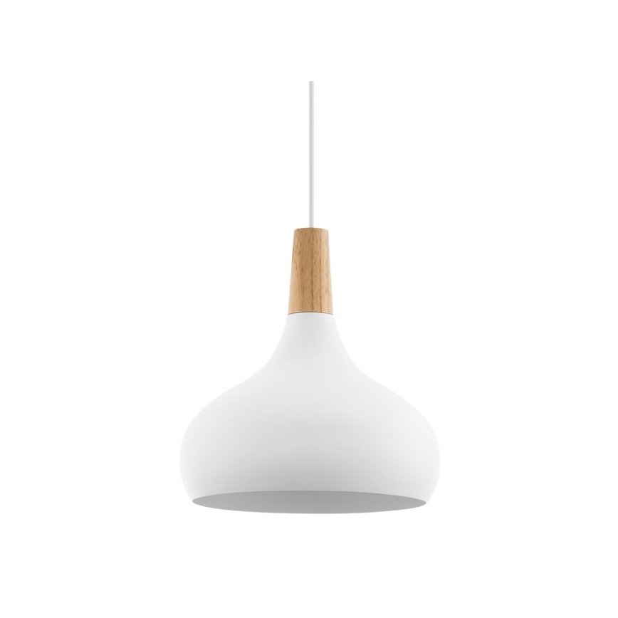 Eglo - Lampa wisząca 1xE27/60W/230V śr. 28 cm biała